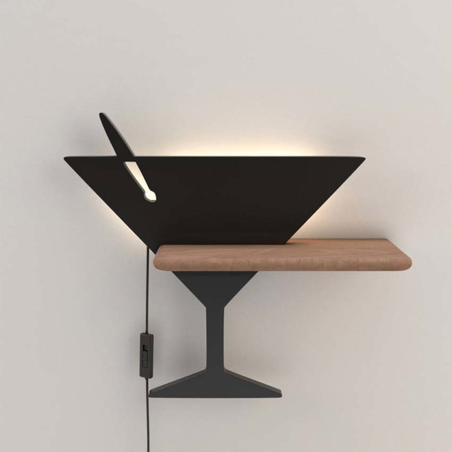 Černé LED nástěnné svítidlo Piccolo – Candellux Lighting