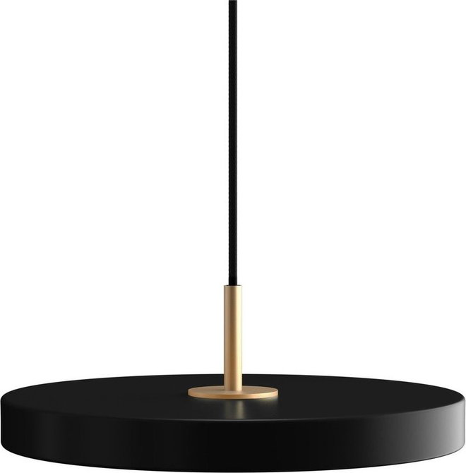 Černé LED závěsné svítidlo s kovovým stínidlem ø 31 cm Asteria Mini – UMAGE