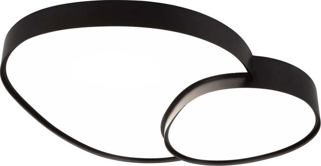 Černé LED stropní svítidlo 63.5x77 cm Rise – Trio