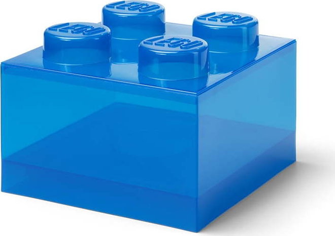 Modrý plastový dětský úložný box 25x25x18 cm – LEGO®