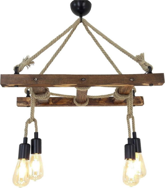 Hnědé závěsné svítidlo Halat – Opviq lights