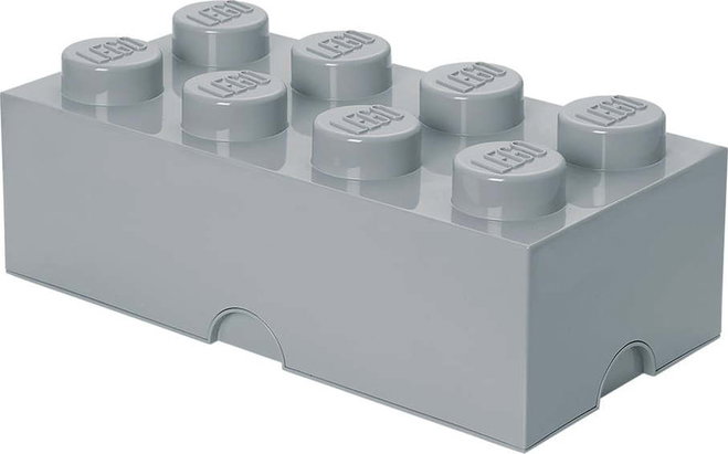 Šedý úložný box LEGO®