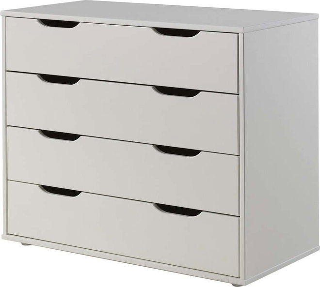 Bílá dětská komoda 85,5x72x43 cm Pino – Vipack