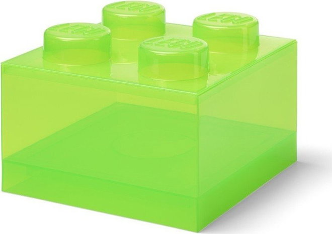 Zelený plastový dětský úložný box 25x25x18 cm – LEGO®