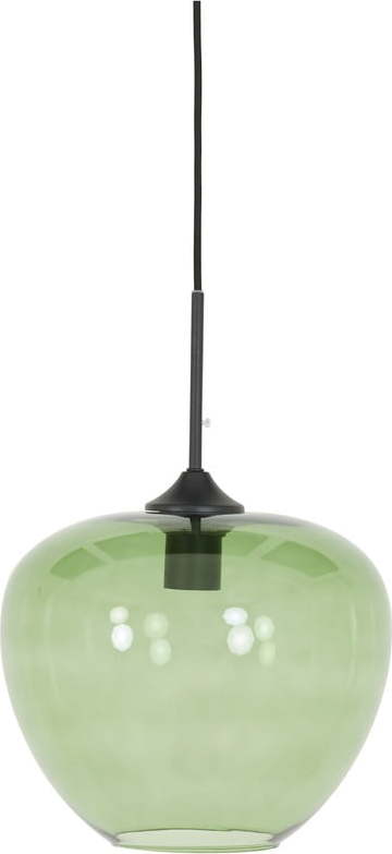 Zelené stropní svítidlo se skleněným stínidlem ø 30 cm Mayson – Light & Living