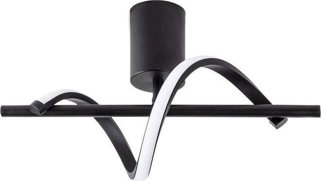 Černé LED stropní svítidlo 7x41 cm Likma – Opviq lights