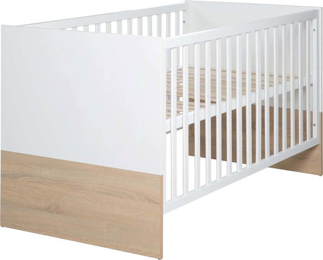 Bílá postýlka 70x140 cm Gabriella – Roba