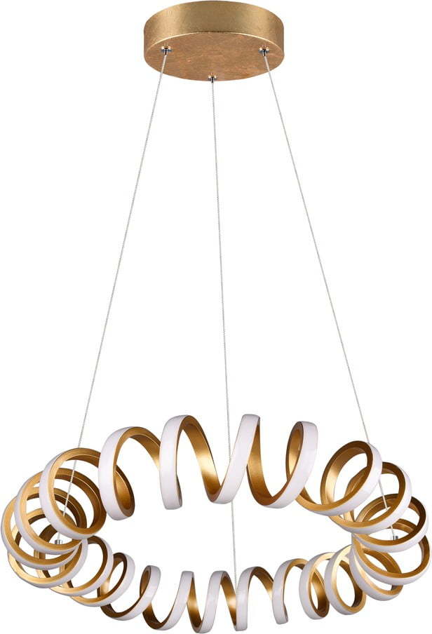 LED závěsné svítidlo ve zlaté barvě ø 55 cm Curl – Trio