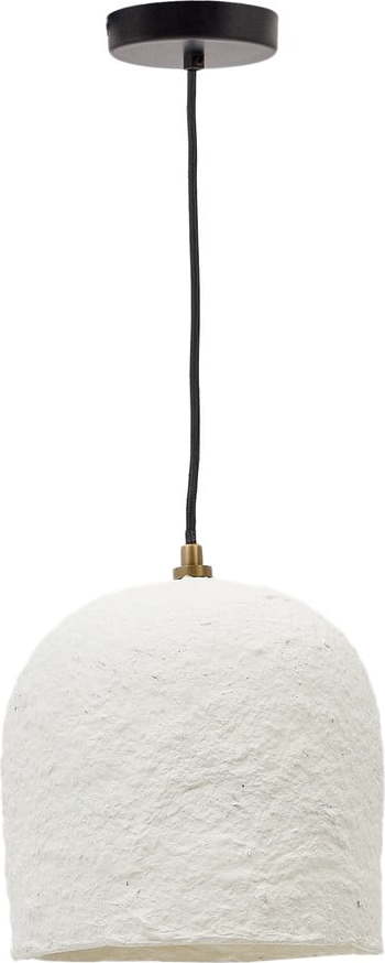 Bílé závěsné svítidlo ø 25 cm Calvia – Kave Home