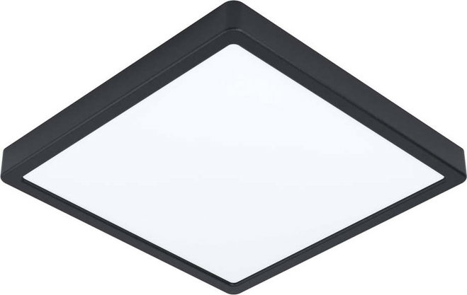 Černé LED stropní svítidlo 28,5x28,5 cm FUEVA 5 – EGLO