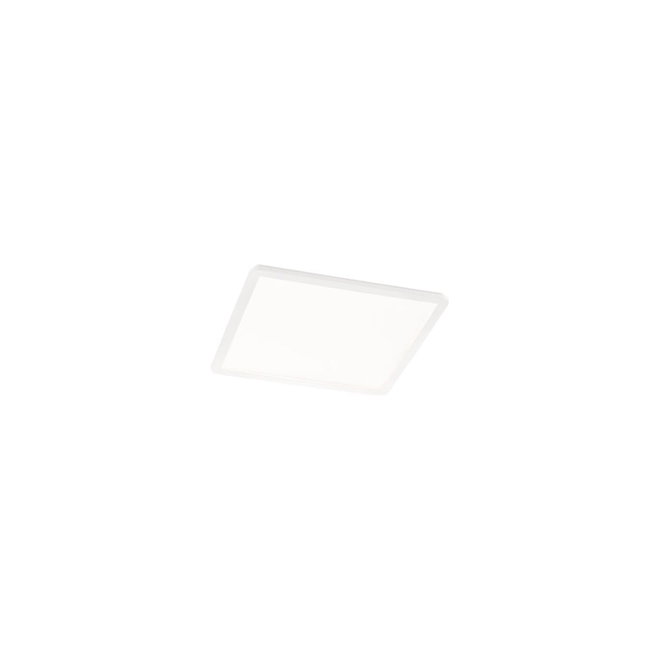 Bílé čtvercové stropní LED svítidlo Reality Camillus, 30 x 30 cm