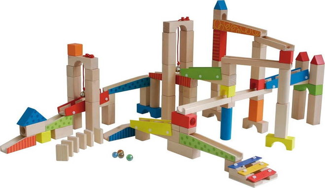 Dřevěná kuličková dráha Marble Run – Roba