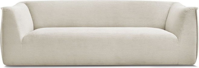 Béžová manšestrová pohovka 242 cm Giorgia – Bobochic Paris