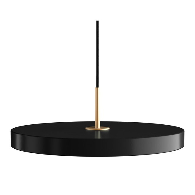 Černé LED závěsné svítidlo s kovovým stínidlem ø 43 cm Asteria Medium – UMAGE