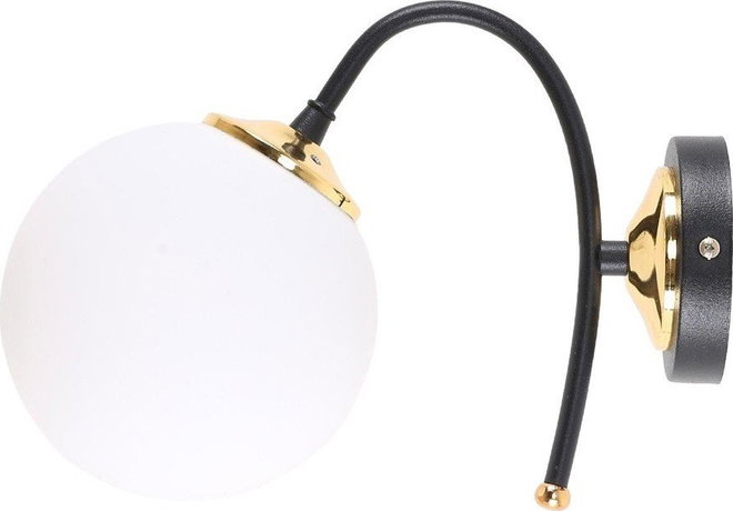 Černo-bílé nástěnné svítidlo ø 15 cm Yoyo – Squid Lighting