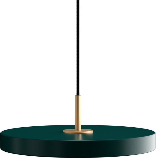 Tmavě zelené LED závěsné svítidlo s kovovým stínidlem ø 31 cm Asteria Mini – UMAGE