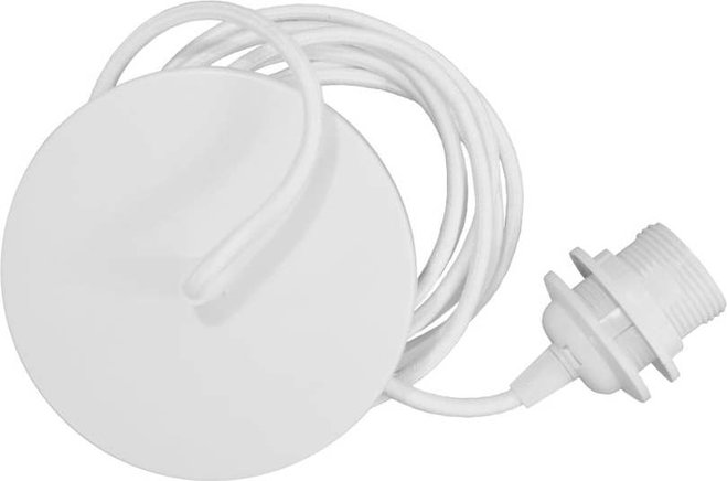 Bílý závěsný kabel ke svítidlům UMAGE Rosette, délka 210 cm