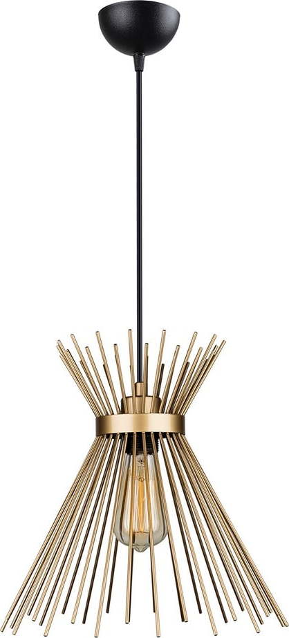 Kovové závěsné svítidlo ve zlaté barvě Izmir – Squid Lighting