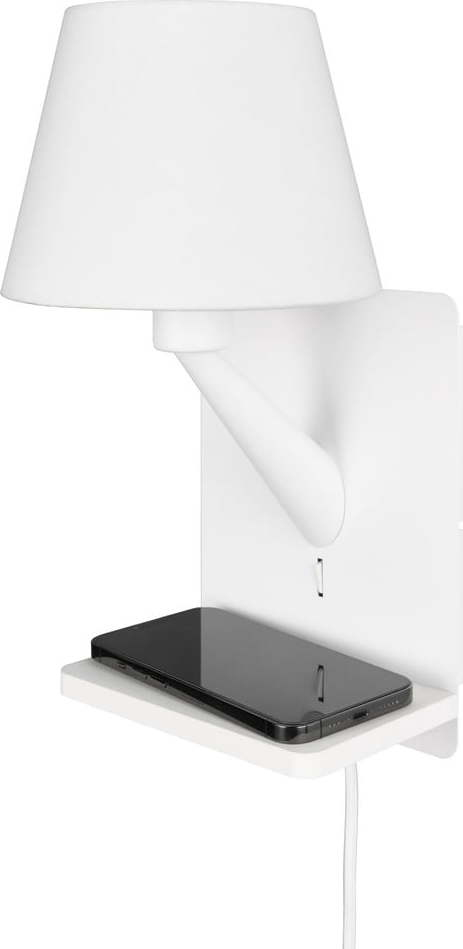 Bílé nástěnné svítidlo Comfort – Trio