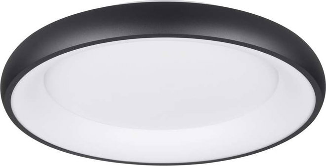 Černé LED stmívatelné stropní svítidlo Cardona – Trio