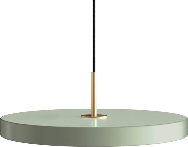 Světle zelené LED závěsné svítidlo s kovovým stínidlem ø 43 cm Asteria – UMAGE