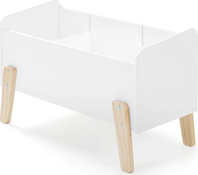 Bílý dětský úložný box 80x39x48 cm Kiddy – Vipack