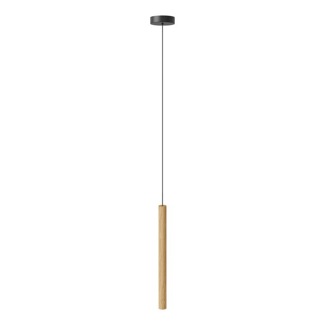 LED závěsné svítidlo s dřevěným stínidlem ø 3 cm Chimes – UMAGE