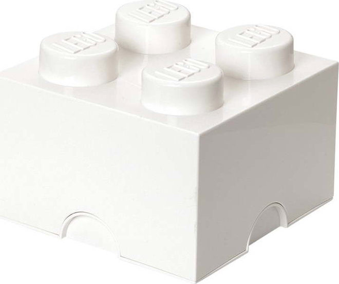 Bílý úložný box čtverec LEGO®