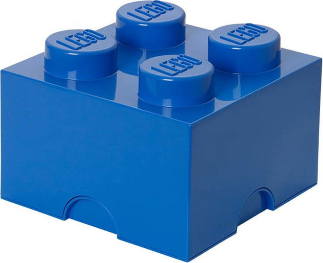 Modrý úložný box čtverec LEGO®