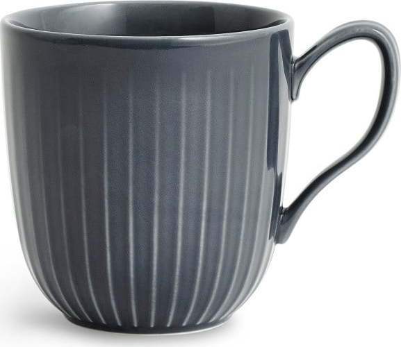 Antracitový porcelánový hrnek Kähler Design Hammershoi, 330 ml