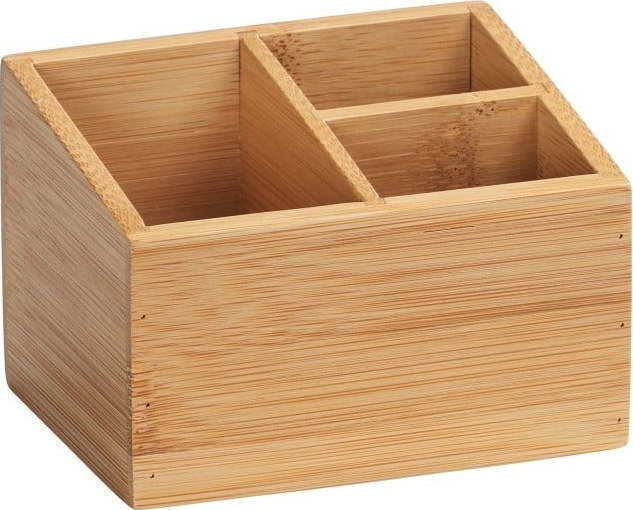 Bambusový koupelnový organizér se 3 přihrádkami Wenko Terra