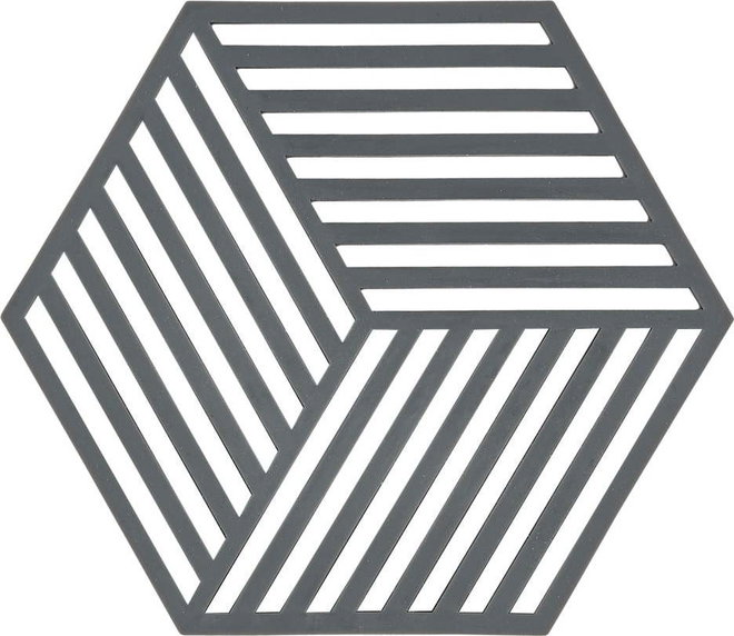 Podložka pod horké nádoby Zone Hexagon, šedá