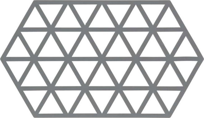 Silikonová podložka pod hrnec 24x14 cm Triangles - Zone