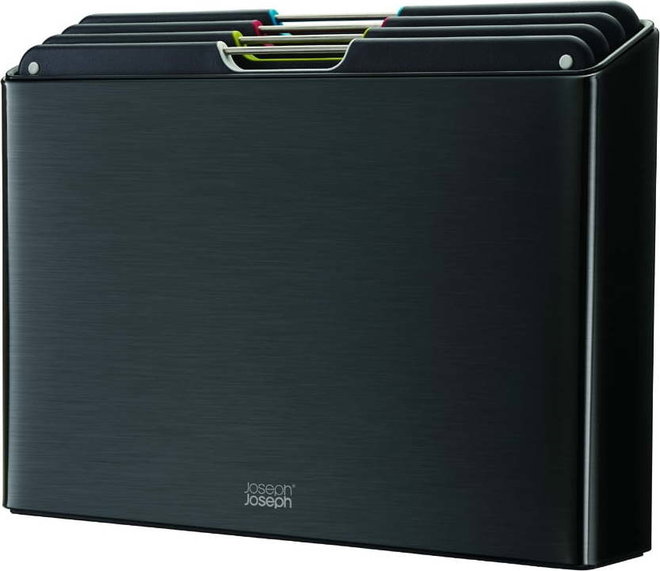 Prkénka v sadě 4 ks se stojanem 7x35.5 cm Folio – Joseph Joseph