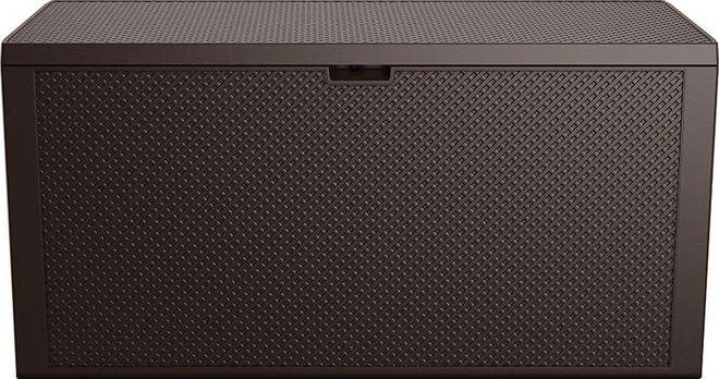 Tmavě hnědý zahradní úložný box Emily – Keter
