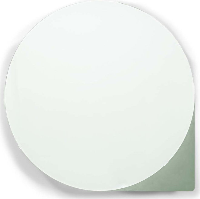 Šedozelená kovová závěsná/se zrcadlem koupelnová skříňka 55x55 cm Sonnet – Spinder Design