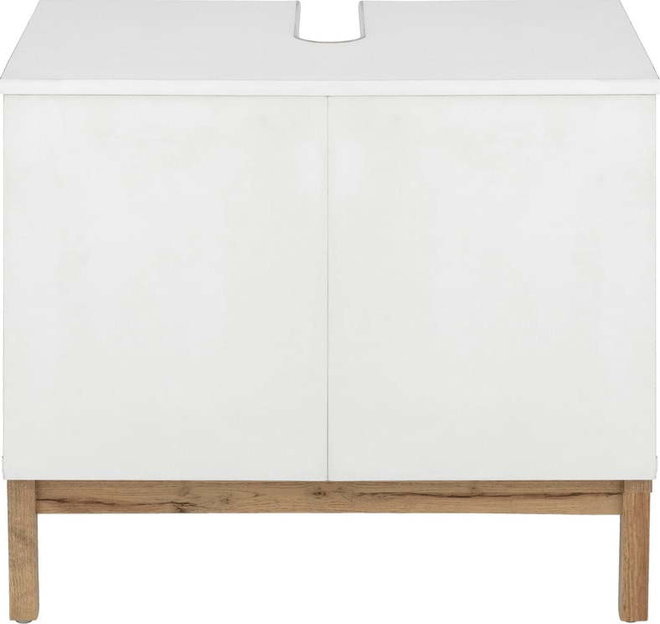 Bílá skříňka pod umyvadlo 56x35 cm Mirza – Støraa