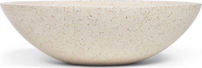 Umyvadlo z terrazzo Kave Home Sunday, ø 40 cm