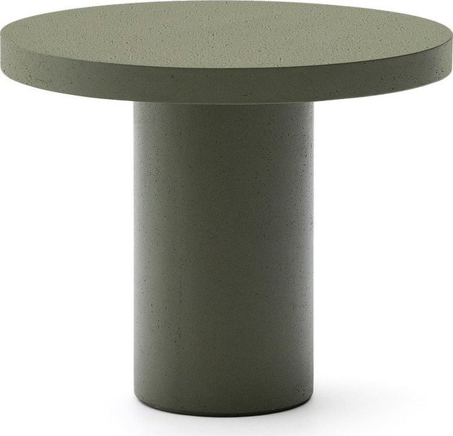 Betonový kulatý zahradní jídelní stůl ø 90 cm Aiguablava – Kave Home