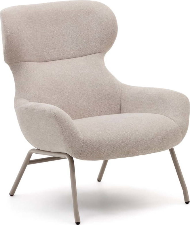 Béžové křeslo Belina – Kave Home