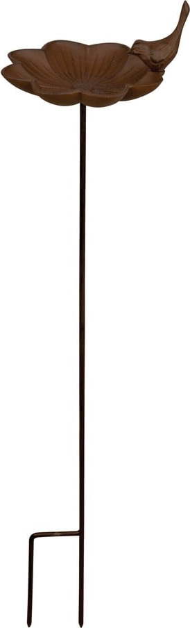 Litinové pítko pro ptáčky se zápichem Esschert Design, výška 91 cm