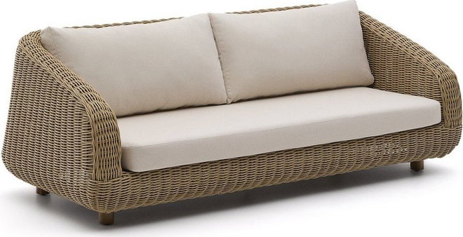 Béžová/v přírodní barvě čalouněná zahradní pohovka Meria – Kave Home