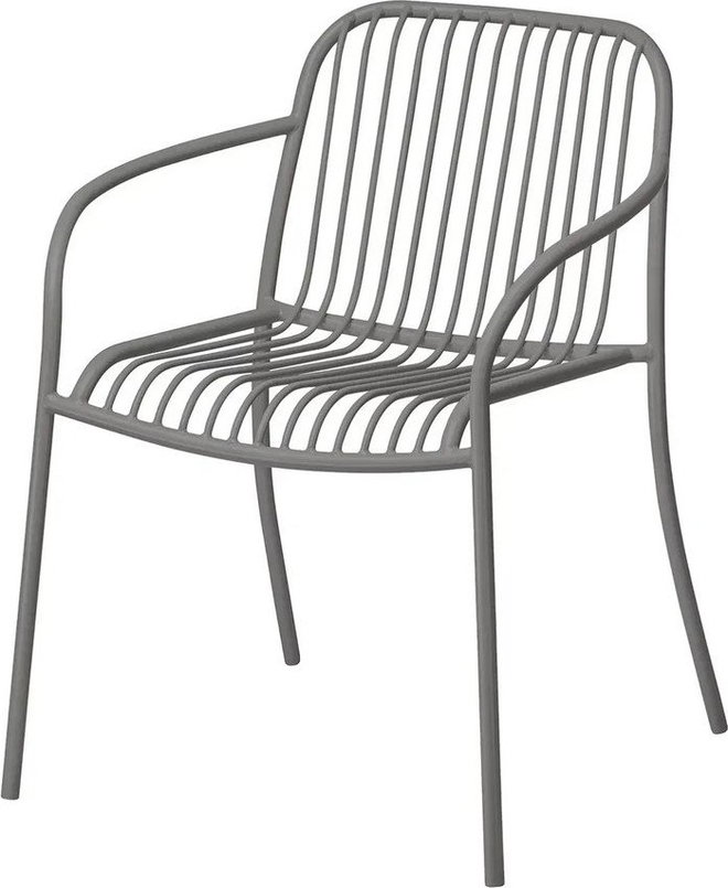 Šedá kovová zahradní židle Yua Wire – Blomus