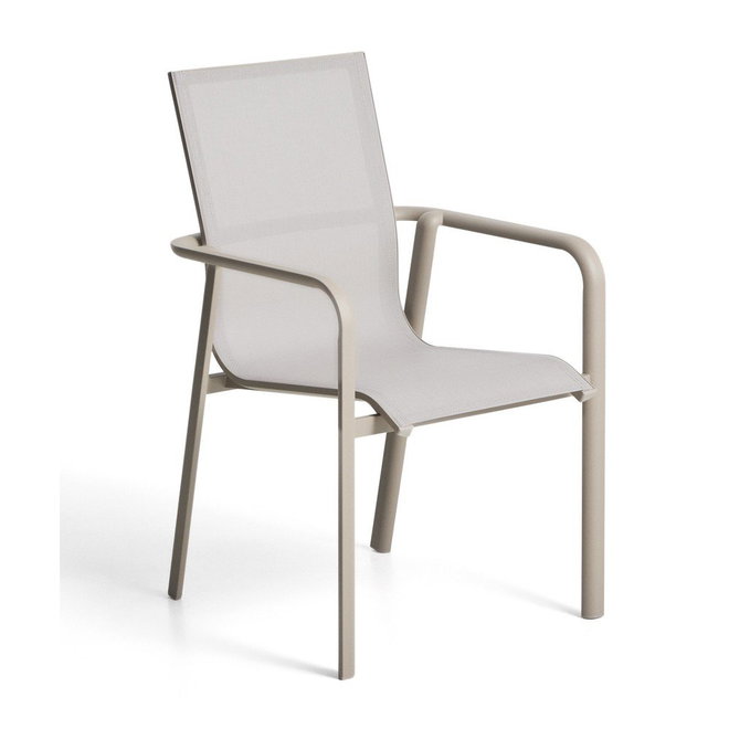 Béžová/taupe zahradní židle Canea – Kave Home