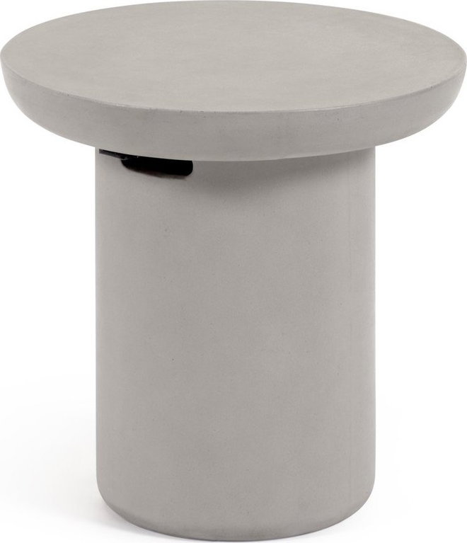Betonový kulatý zahradní stolek ø 50 cm Taimi – Kave Home