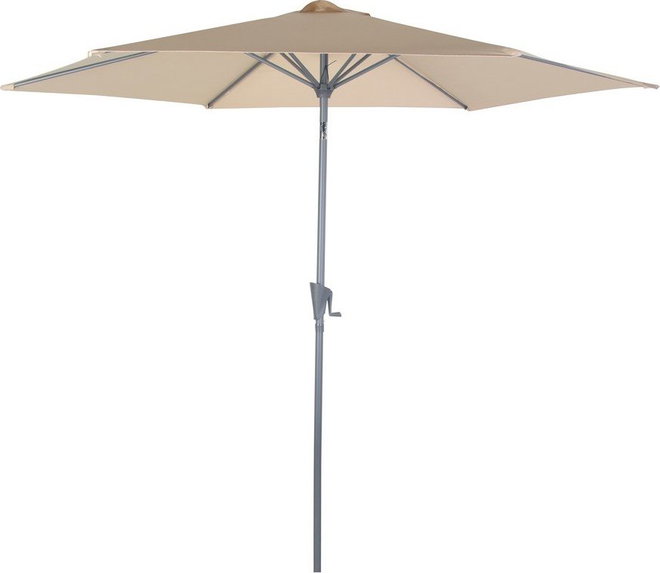 Béžový slunečník ø 300 cm Roja - Rojaplast
