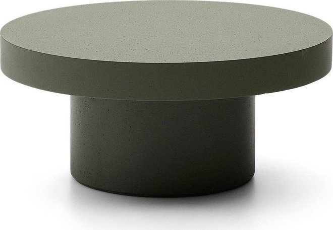 Betonový kulatý zahradní konferenční stolek ø 66 cm Aiguablava – Kave Home