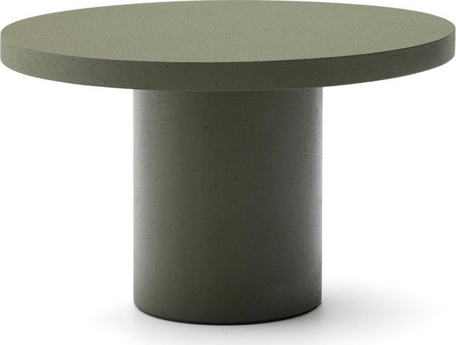 Betonový kulatý zahradní jídelní stůl ø 120 cm Aiguablava – Kave Home