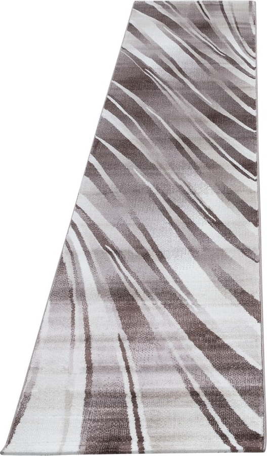 Hnědý běhoun 80x300 cm Parma – Ayyildiz Carpets