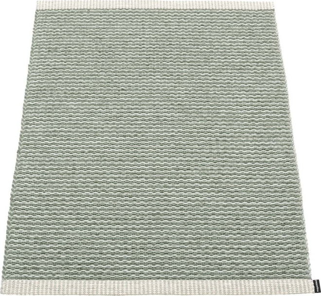 Světle zelený vnitřní a venkovní koberec 60x85 cm Mono Sage Army – Pappelina